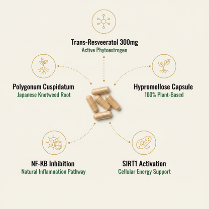 Resveratrol Capsules (50% 600mg)